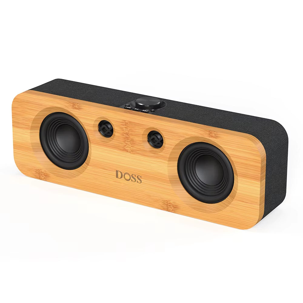Home Bluetooth Speaker Powerful 50W Stereo Bass Subwoofer Sound 35H Playtime Wireless Speaker for Record Player Computer TV